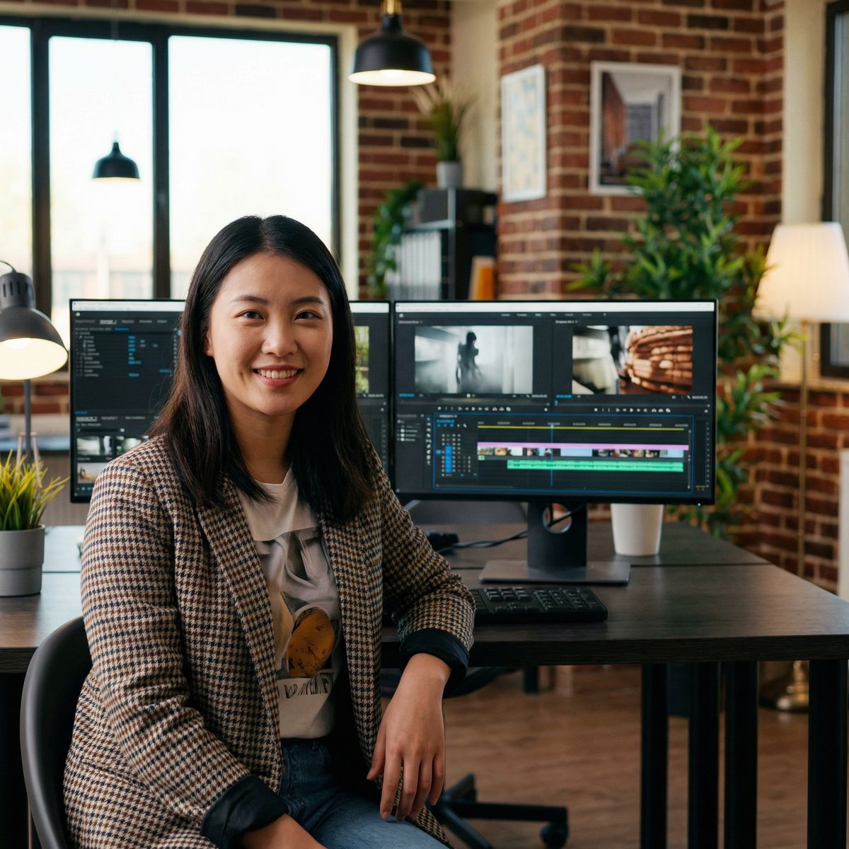 每日大赛AI视频剪辑师赵雪晴